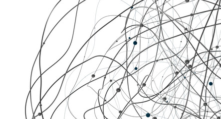 Leinwandbilder - technology with polygonal shapes on dark blue background. Design digital technology