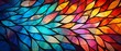 Stained Glass Kaleidoscope texture background ,a background with the vibrant and intricate patterns of stained glass, can be used for website design, and printed materials like brochures, flyers.	
