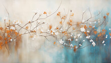 Abstract Floral Impressionism Artwork

