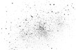 © dule964 - Black chalk pieces and dust flying, effect explode isolated on white