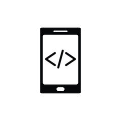 programming coding icon vector Programmer, coder icon, software sign
