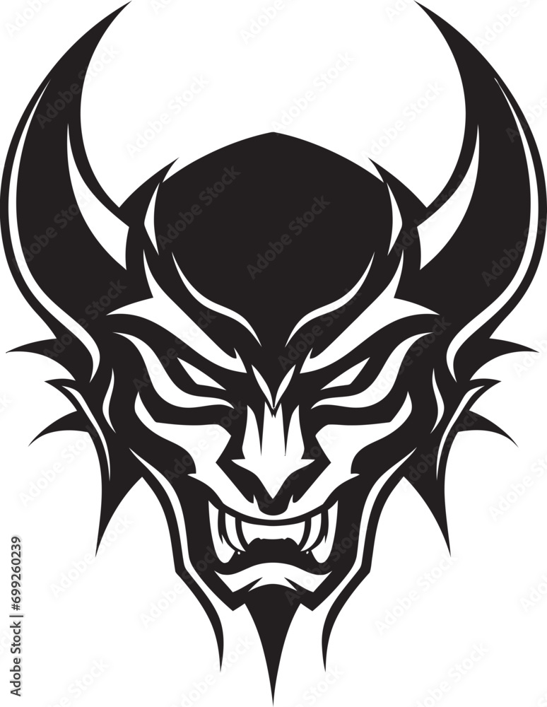 Cold Devil Icon Beyond Redemption A Devil s Cold Stare in Black Icon Drowning in ...