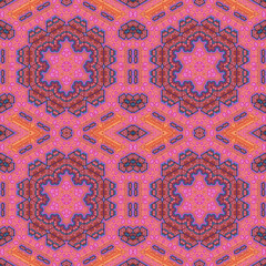 Aufkleber - Vintage style seamless pattern background.