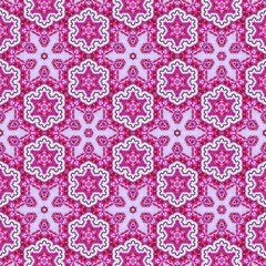 Aufkleber - Vintage style seamless pattern background.