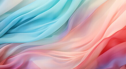 Serene Pastel Fabric Flow