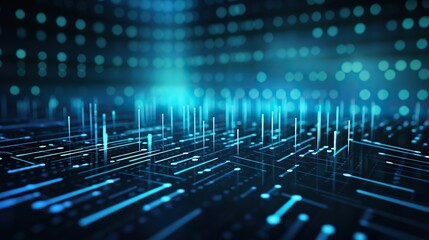 futuristic big data information technology. digital matrix background.Motion graphics, server, internet, high speed.future technology concept