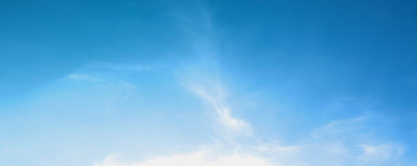 Wall Mural - blue sky with beautiful natural white clouds