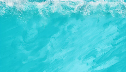 Poster - Blue wave pattern in underwater landscape, refreshing and vibrant generated by AI