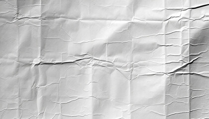 Poster - Crumpled paper on old backdrop, textured and wrinkled generated by AI