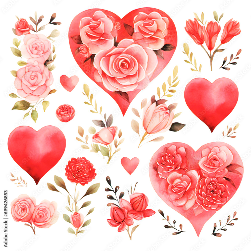 simple cute valentines clipart on a transparent background* - 1 Stock ...