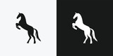 Fototapeta  - Horse premium, logo design vector 