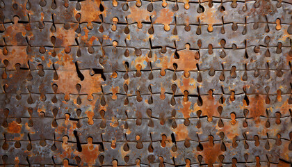 Sticker - rusty iron plate texture 