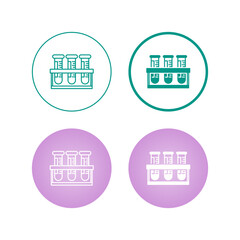 Sticker - Test Tubes Vector Icon