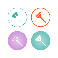 Sticker - Rake Vector Icon