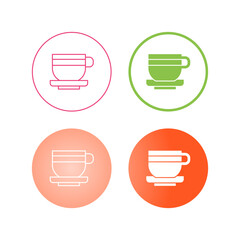 Sticker - Coffee Cup Vector Icon