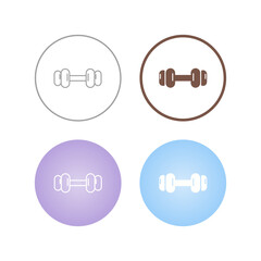 Poster - Dumbbells Vector Icon