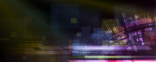 Abstract vector background. Futuristic technology style. Elegant background for business tech presentations.