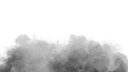 Wall Mural - Realistic dry ice smoke clouds fog overlay perfect for compositing into your shots. Simply drop it in and change its blending mode to screen or add. 3d Illustration.