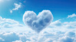 © reddish - heart shaped cloud in the sky