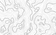 Stylized height texture map. Contour topographic. Isolines height lines. Abstract geographic mountain illustration.