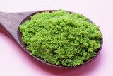 Fototapeta Mapy - Wolffia globosa or swamp algae, water meal