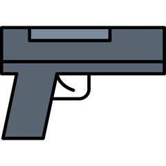 Wall Mural - Gun Icon