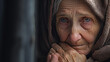 Depressed elderly widow in need of support on Internet