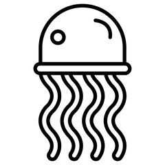 Sticker - Jellyfish Icon of Summer iconset.