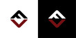 vector logo fa abstract