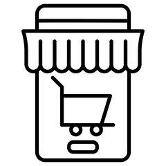 Sticker - Ecommerce Icon of Smart City iconset.