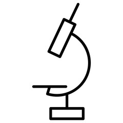 Sticker - Microscope Icon of Back to School iconset.