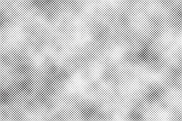 Poster - Abstract grunge halftone background. Retro comic grain pixel texture. Dots cartoon wallpaper. Pop art fading wavy gradient pattern. Vector vanishing gritty backdrop.