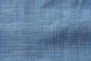 Sticker - Blue and white fabric texture background