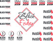 Zestaw grafik Black Friday