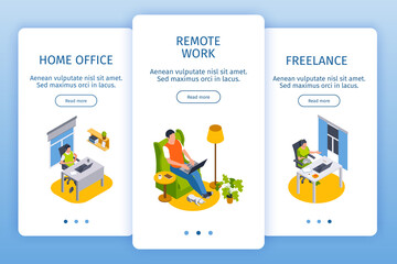 Sticker - Work from home app design