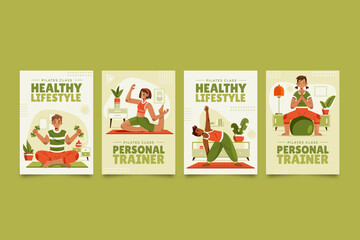 Poster - Pilates card set