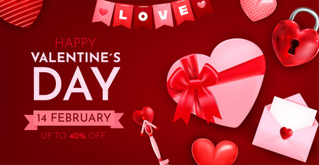 Sticker - Valentines day advertising