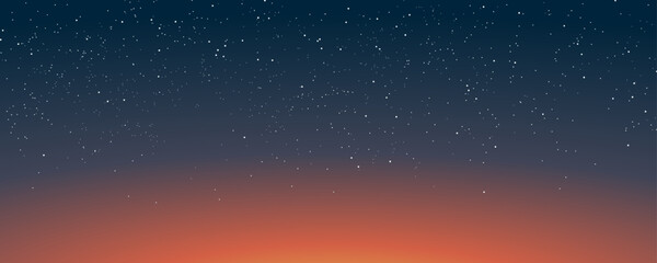 Wall Mural - night sky background with stars