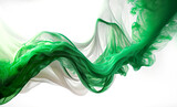 Abstrakcyjne tło, zielony i biały dym , nowoczesny deseń