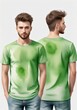 © Pixel Matrix - A Man Wearing A Green T - Shirt