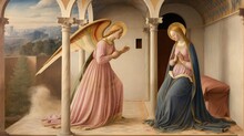 Mary And The Annunciation Of The Angel