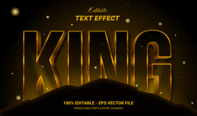 Poster - king editable text effect