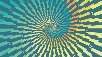 Wall Mural - Abstarct deep space round spiral vortex style background.