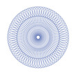 © natalushka - Blue Monochrome elegant circular
