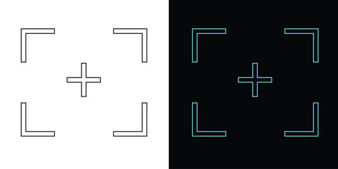 camera screen capture icon vector