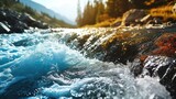 Fototapeta  - A montage of diverse water sources, from rivers to oceans, highlighting the global scope of World Water Day and the interconnectedness of water systems. [World Water Day]