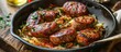 Sauteed Toulouse sausage with cabbage