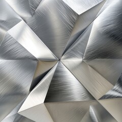 Poster - Silver metallic abstract texture