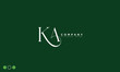 KA Alphabet letters Initials Monogram logo AK, K and A