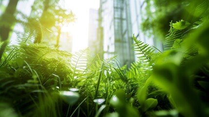 Enviromentally sustainable company target in 2024. Carbon neutral and net zero concept. Reducing carbon footprint. Decreasing CO2 emissions target. Limit climate change and global warming